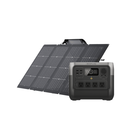 EcoFlow US Bundle 1 EcoFlow RIVER 2 Pro Solar Generator (PV220W)