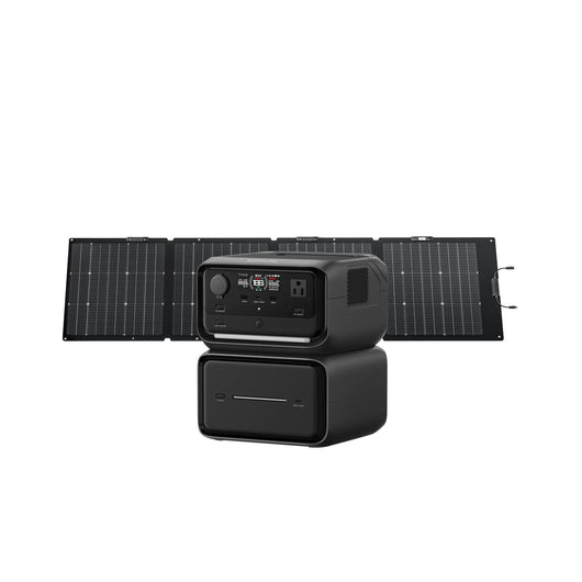 EcoFlow US R3P RIVER 3 Max Plus + 220W Solar Panel EcoFlow RIVER 3 Plus Portable Power Station