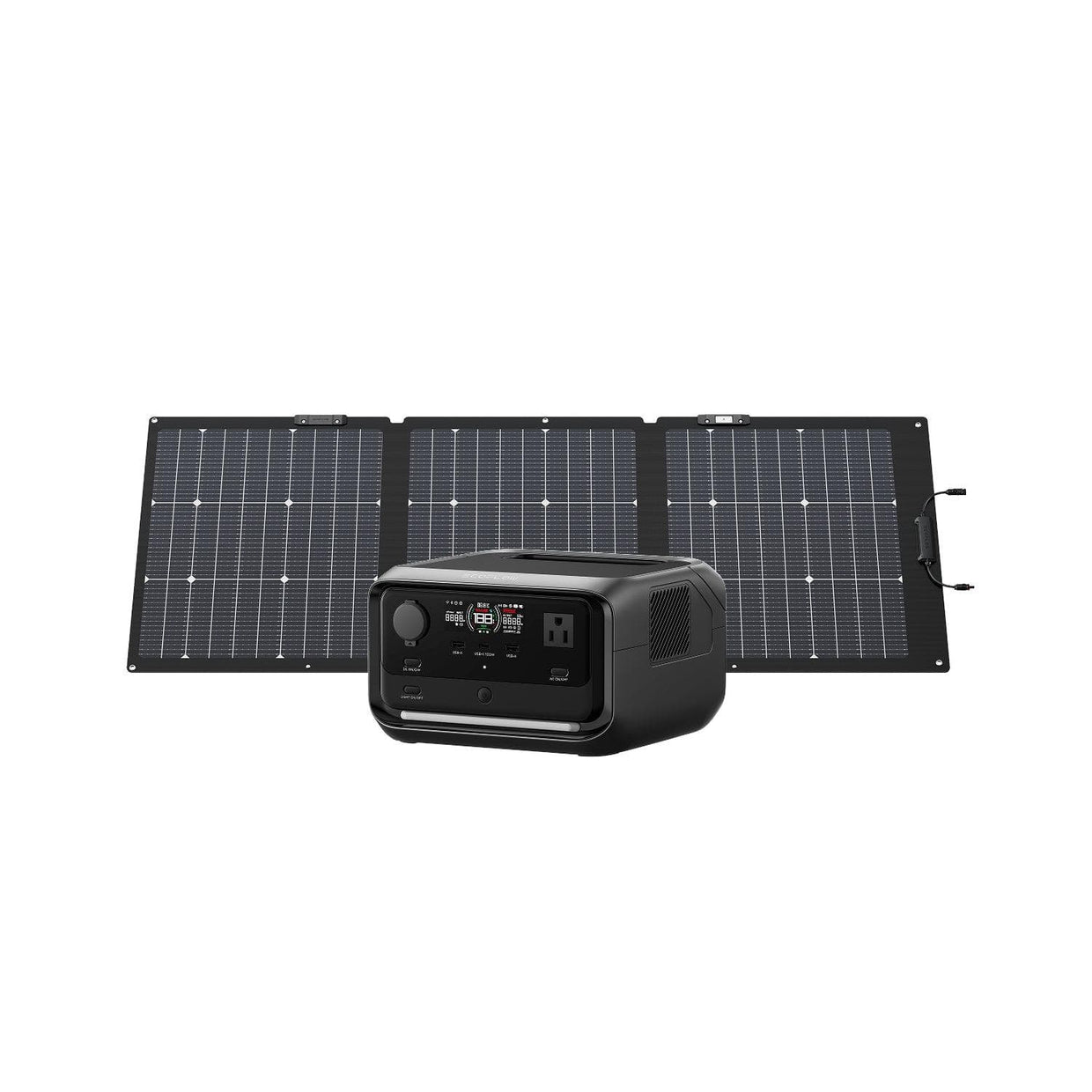 EcoFlow US R3P RIVER 3 Plus + 160W Solar Panel EcoFlow RIVER 3 Plus Portable Power Station