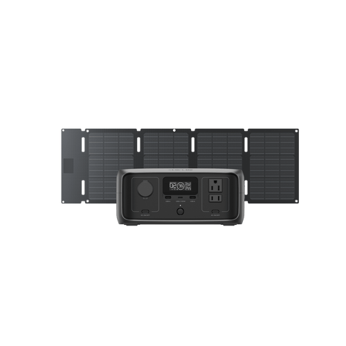 EcoFlow US Standalone RIVER 3 + 45W Solar Panel EcoFlow RIVER 3 Portable Power Station