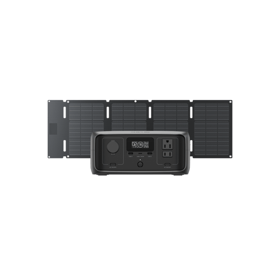 EcoFlow US Standalone RIVER 3 + 45W Solar Panel EcoFlow RIVER 3 Portable Power Station
