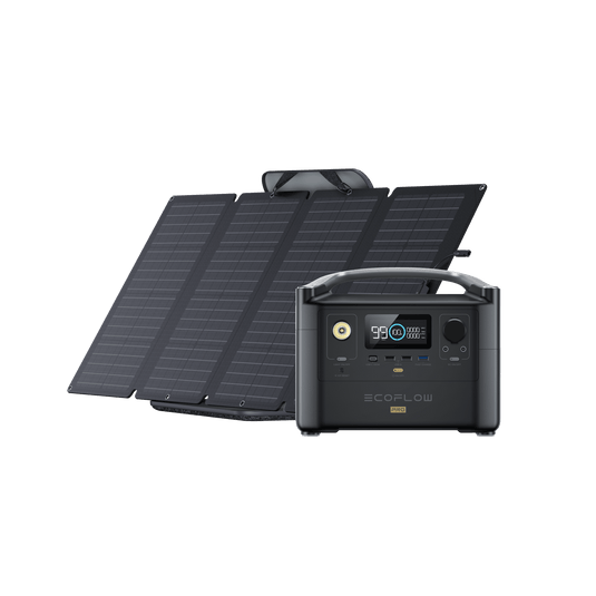 EcoFlow US Bundle 1*160W + RIVER Pro EcoFlow RIVER Pro Solar Generator (PV160W)