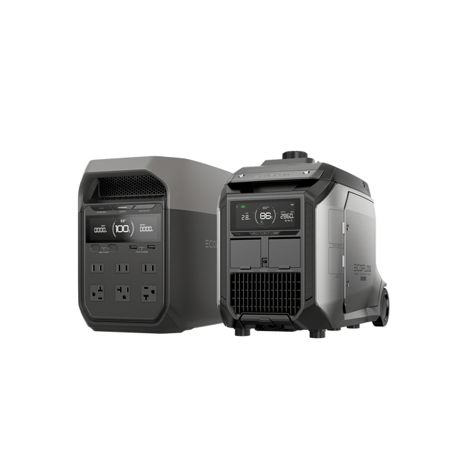 EcoFlow US Accessory Smart Generator 3000 (Dual Fuel) + DELTA 3 EcoFlow Smart Generator 3000 (Dual Fuel)
