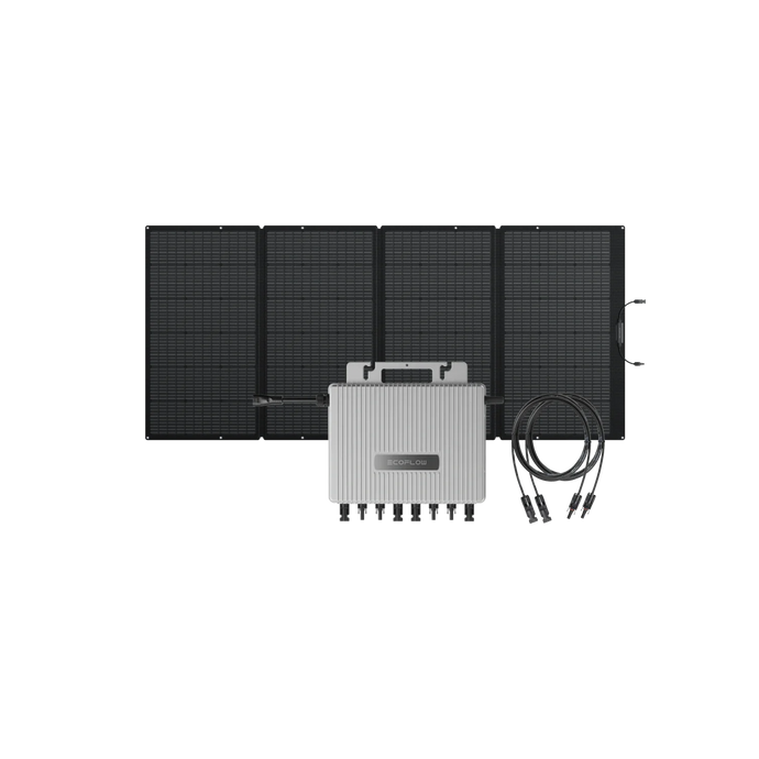 EcoFlow US BKW-microinverter STREAM Microinverter + 400W Solar Panels EcoFlow STREAM Microinverter