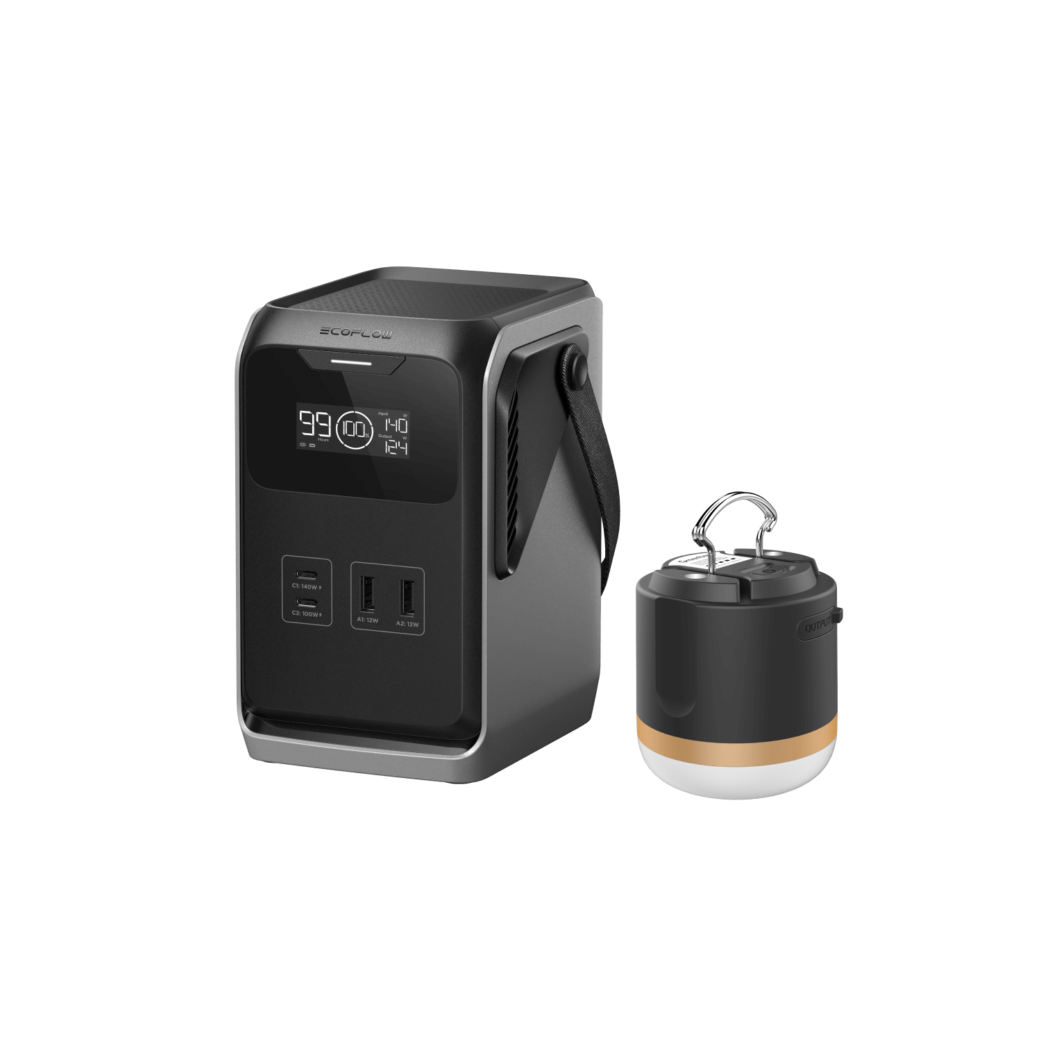 Load image into Gallery viewer, EcoFlow US TRAIL 200 DC (192Wh) + camping light + Free RAPID 30W GaN Charger EcoFlow TRAIL Series DC Portable Power Station
