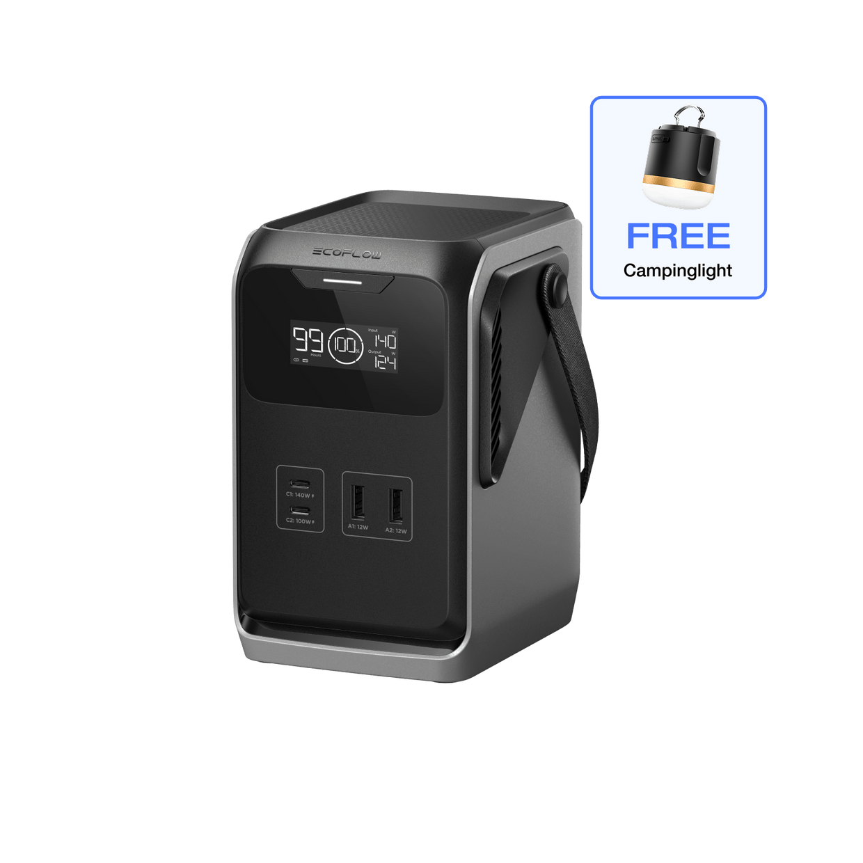 EcoFlow US TRAIL 200 DC (192Wh) + Free Campinglight EcoFlow TRAIL Series DC Portable Power Station