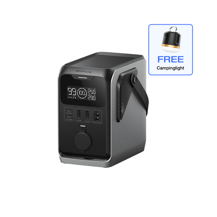 EcoFlow US TRAIL 300 DC（288Wh）+ Free Campinglight EcoFlow TRAIL Series DC Portable Power Station