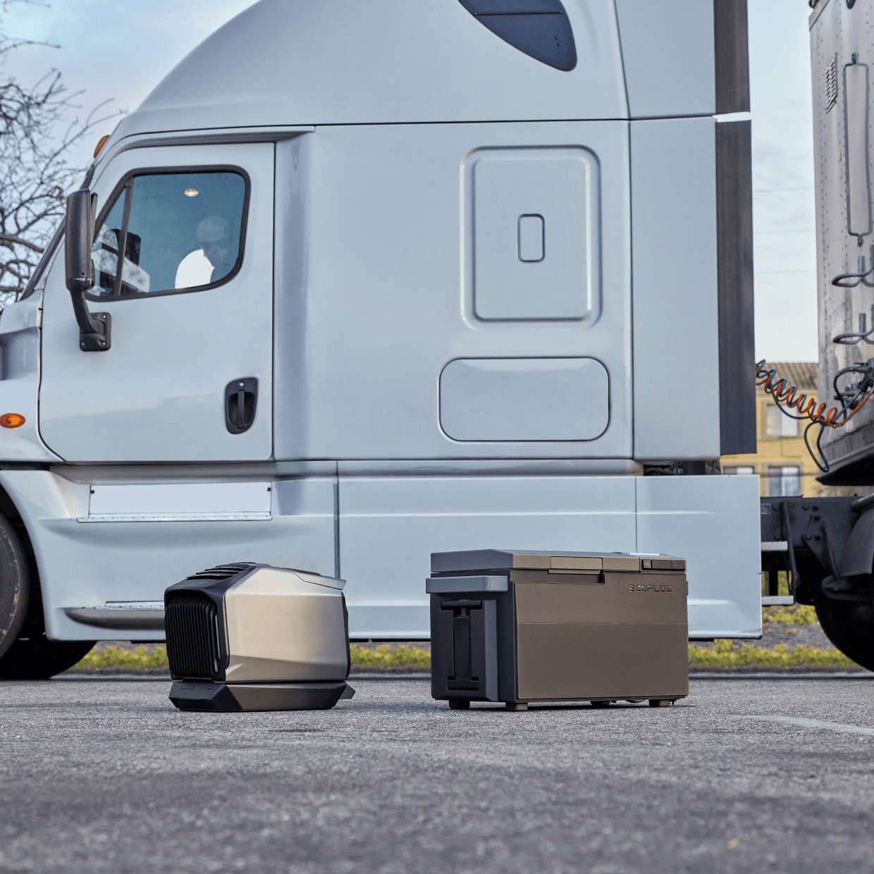 EcoFlow US EcoFlow WAVE 2 Portable Air Conditioner + GLACIER Portable Refrigerator