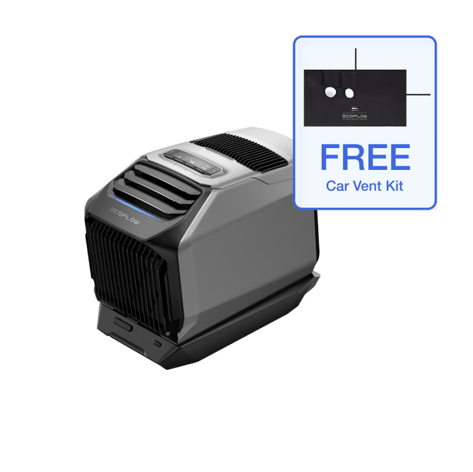 EcoFlow US Early-bird EcoFlow WAVE 2 + Add-on Battery + Free Car Vent Kit EcoFlow WAVE 2 Portable Air Conditioner with Heater - Livestream