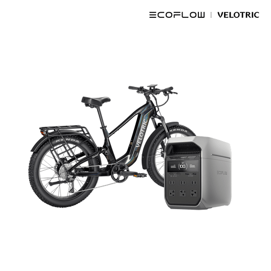 EcoFlow US Standalone EcoFlow DELTA 3 Plus + Velotric Nomad 2x / High-Step Obsidian EcoFlow × Velotric