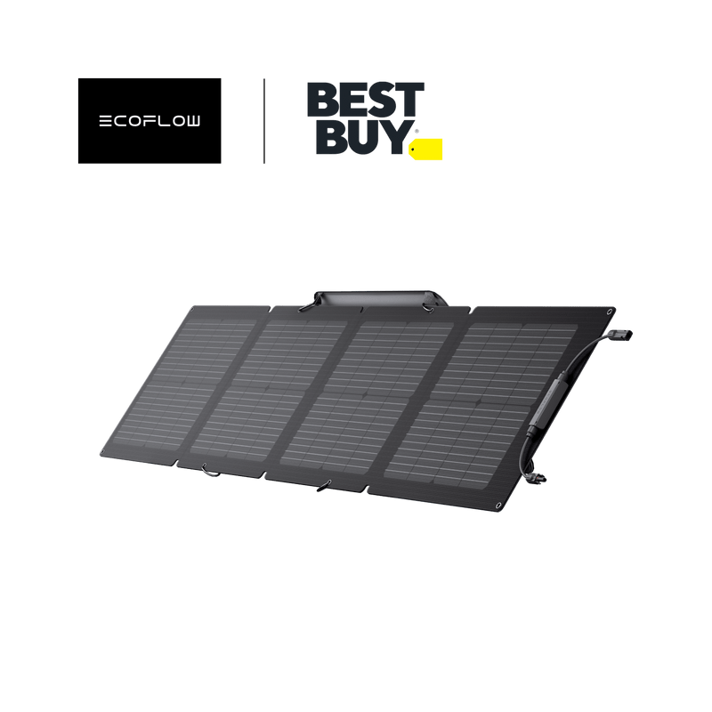 Load image into Gallery viewer, EcoFlow US Solar Panels 110W Portable Solar Panel TEST - EcoFlow Foldable 110W Solar Panel (Best buy pick-up)
