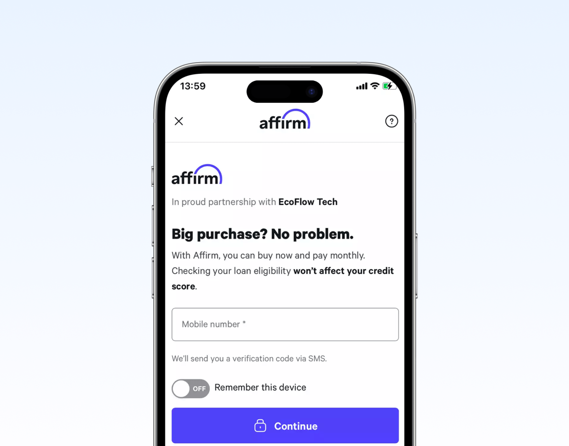 EcoFlow Financing Plan