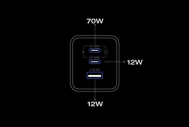 3 Devices Charging at Once