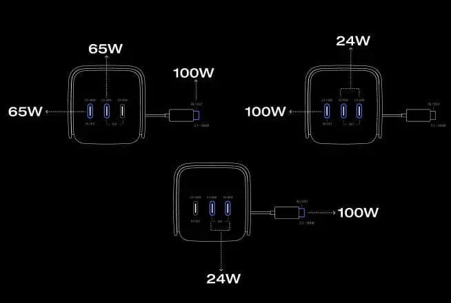 4 Devices charging at Once