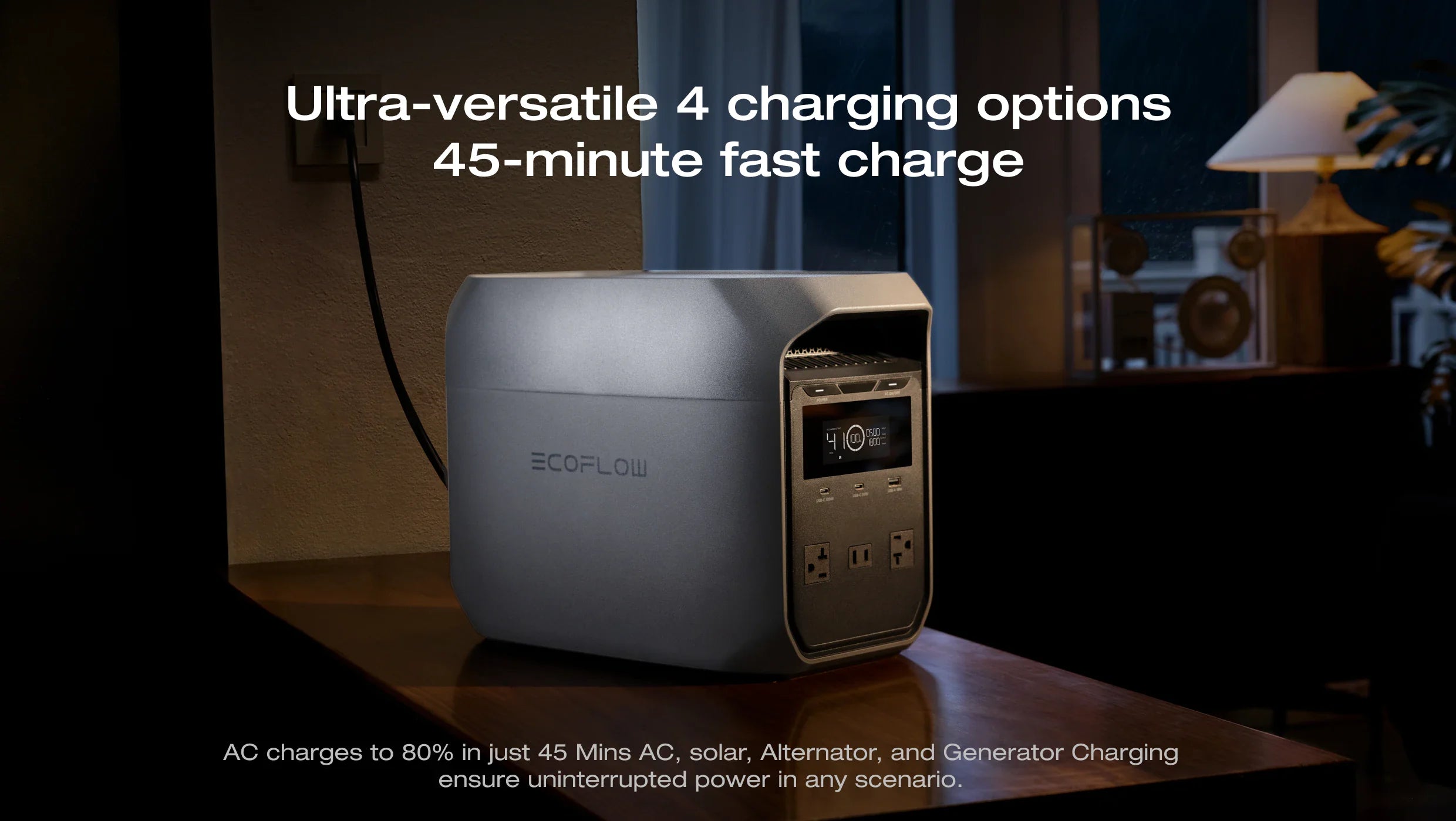 EcoFlow DELTA 3 Classic Portable Power Station (1024Wh)