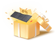6% OFF for Solar Panel