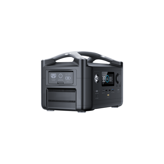  EF ECOFLOW Portable Power Station RIVER 2, 256Wh LiFePO4  Battery/ 1 Hour Fast Charging, 2 Up to 600W AC Outlets, Solar Generator  (Solar Panel Optional) for Outdoor Camping/RVs/Home Use 