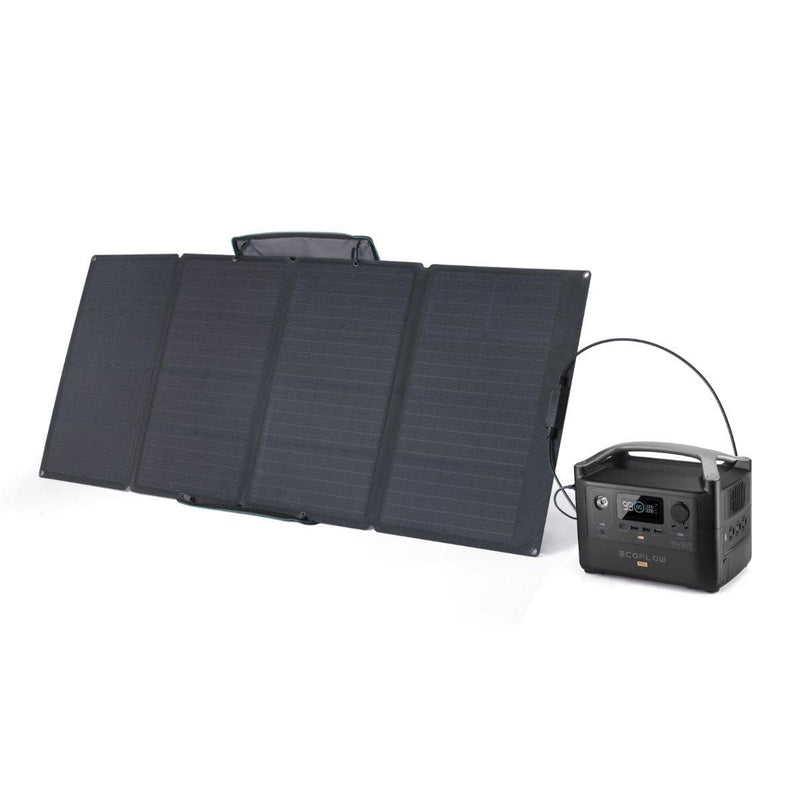 Station électrique EcoFlow RIVER 2 Max 500W/512Wh + Panneau solaire  portable 160 W