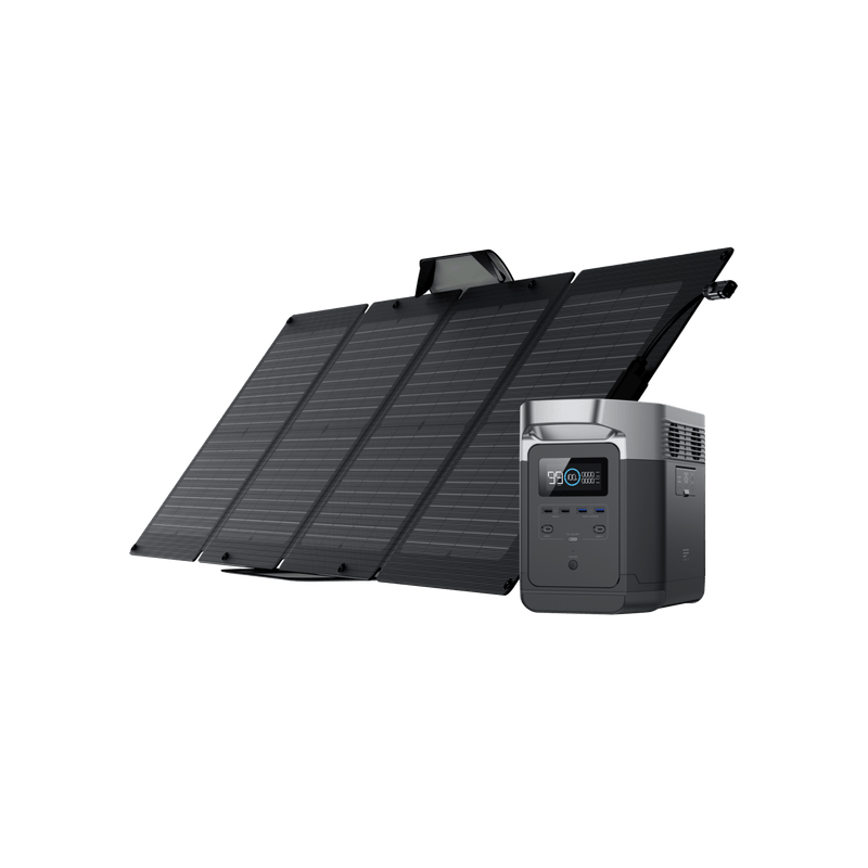 Load image into Gallery viewer, Ecoflow US Bundle DELTA (1300) / 1*110W EcoFlow DELTA + 110W Portable Solar Panel
