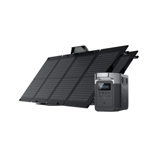 Ecoflow US Bundle DELTA (1300) / 2*110W EcoFlow DELTA + 110W Portable Solar Panel