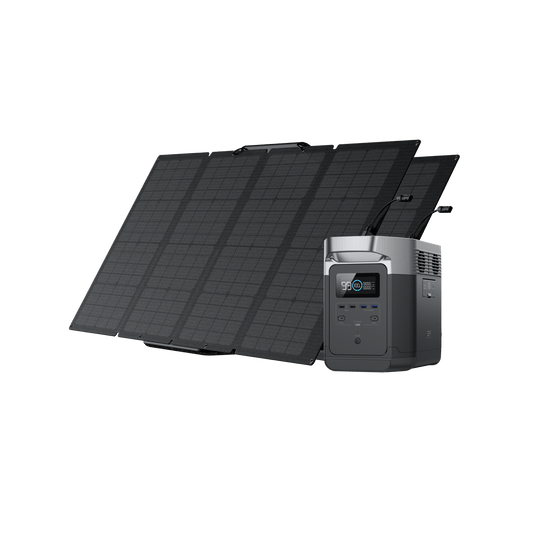 EcoFlow US Bundle DELTA (1300) / 2*160W EcoFlow DELTA + 160W Portable Solar Panel
