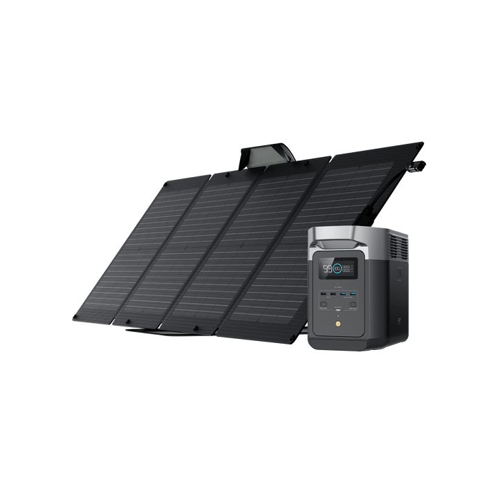 EcoFlow Delta 2 Portable Power Station + 110W Portable Solar Panel
