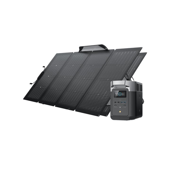 EcoFlow DELTA 2 + 220W Portable Solar Panel EcoFlow