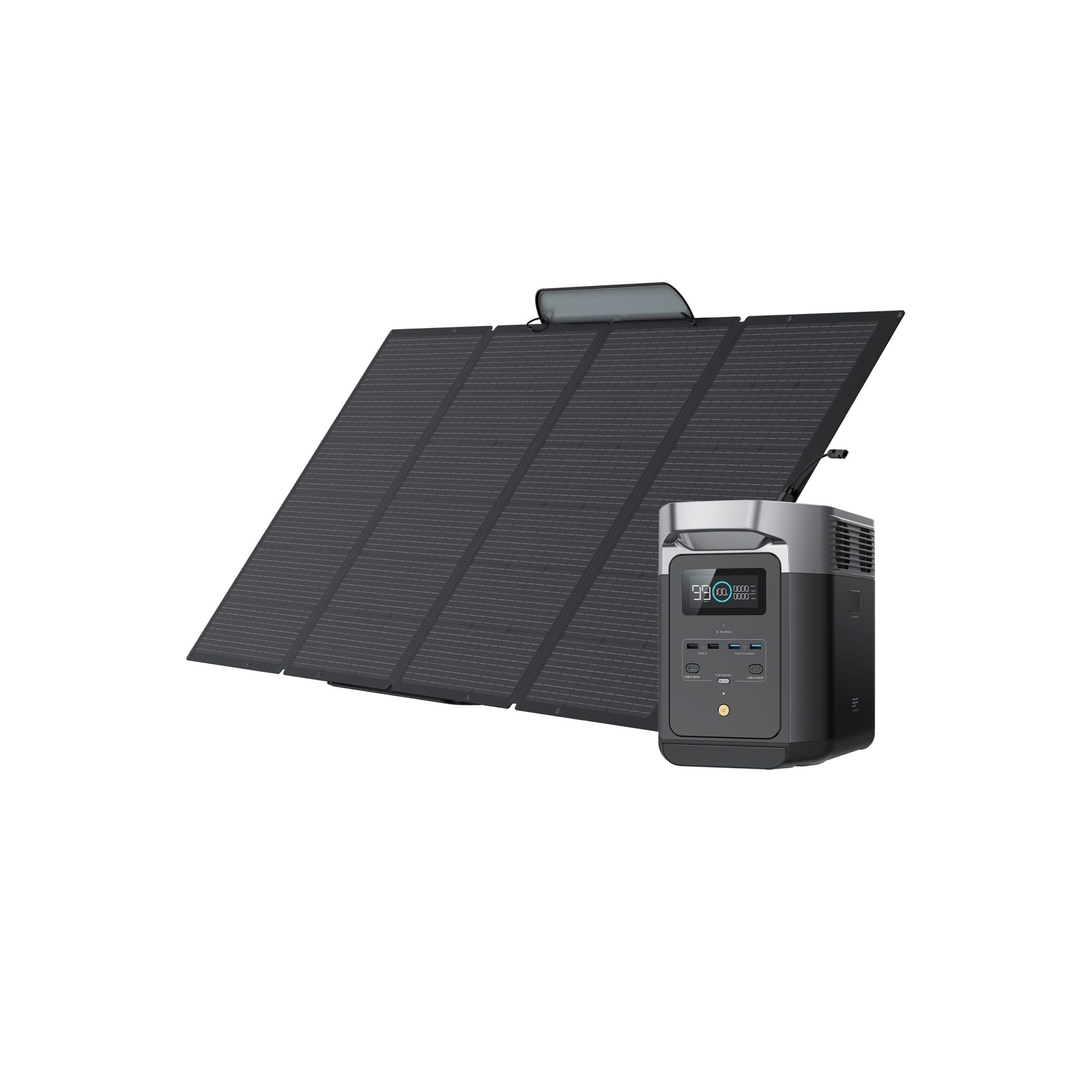 EcoFlow DELTA 2 + 400W Portable Solar Panel