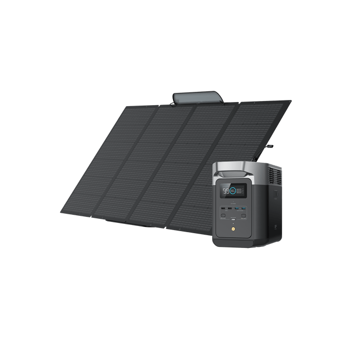 EcoFlow US Bundle 1*400W + DELTA 2 EcoFlow DELTA 2 + 400W Portable Solar Panel