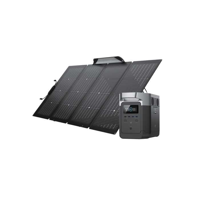 EcoFlow US Bundle EcoFlow DELTA + 220W Portable Solar Panel