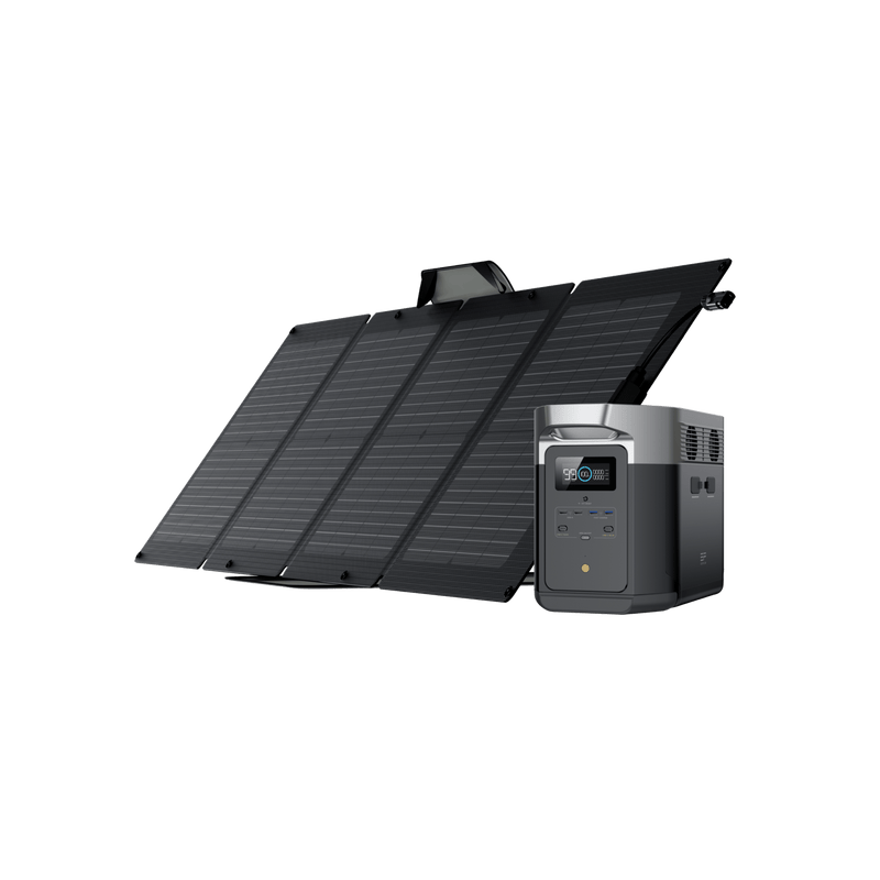 Load image into Gallery viewer, EcoFlow US Bundle DELTA Max (2000) / 1*110W EcoFlow DELTA Max + 110W Portable Solar Panel
