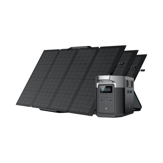 EcoFlow US Bundle DELTA Max (2000) / 3*160W EcoFlow DELTA Max + 160W Portable Solar Panel