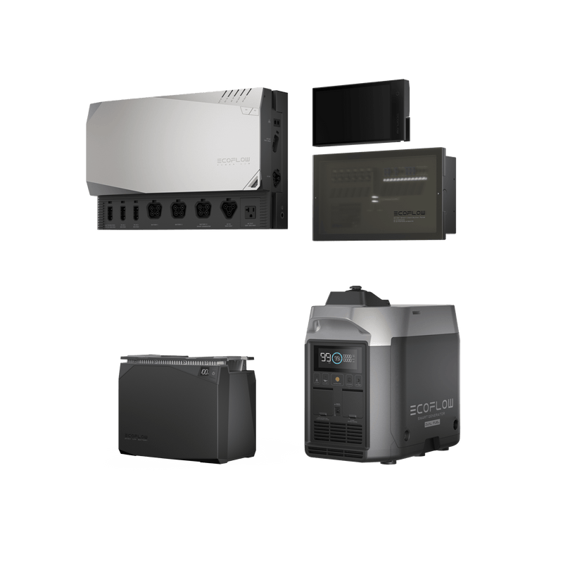 Load image into Gallery viewer, EcoFlow US 2kw EcoFlow Power Kits(Independence Kit) + Smart Generator (Dual Fuel)
