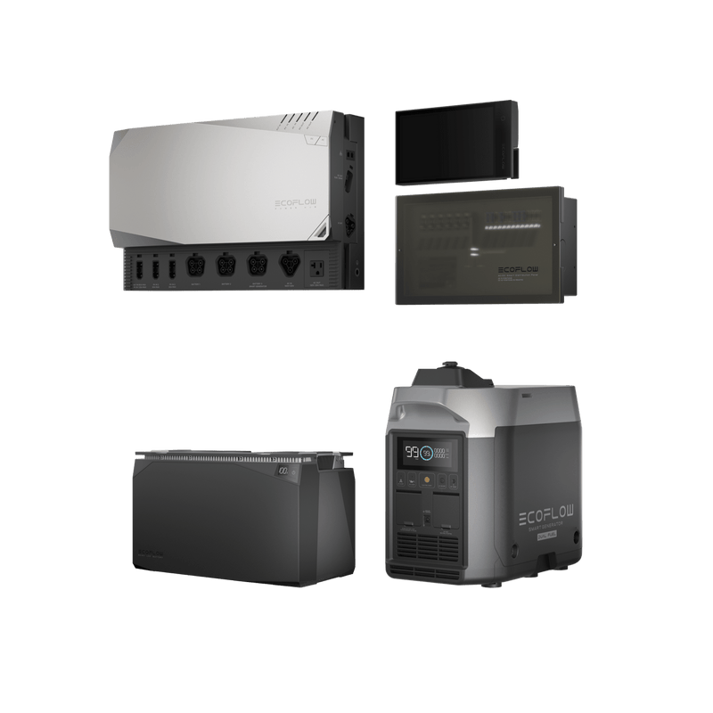Load image into Gallery viewer, EcoFlow US 5kw EcoFlow Power Kits(Independence Kit) + Smart Generator (Dual Fuel)
