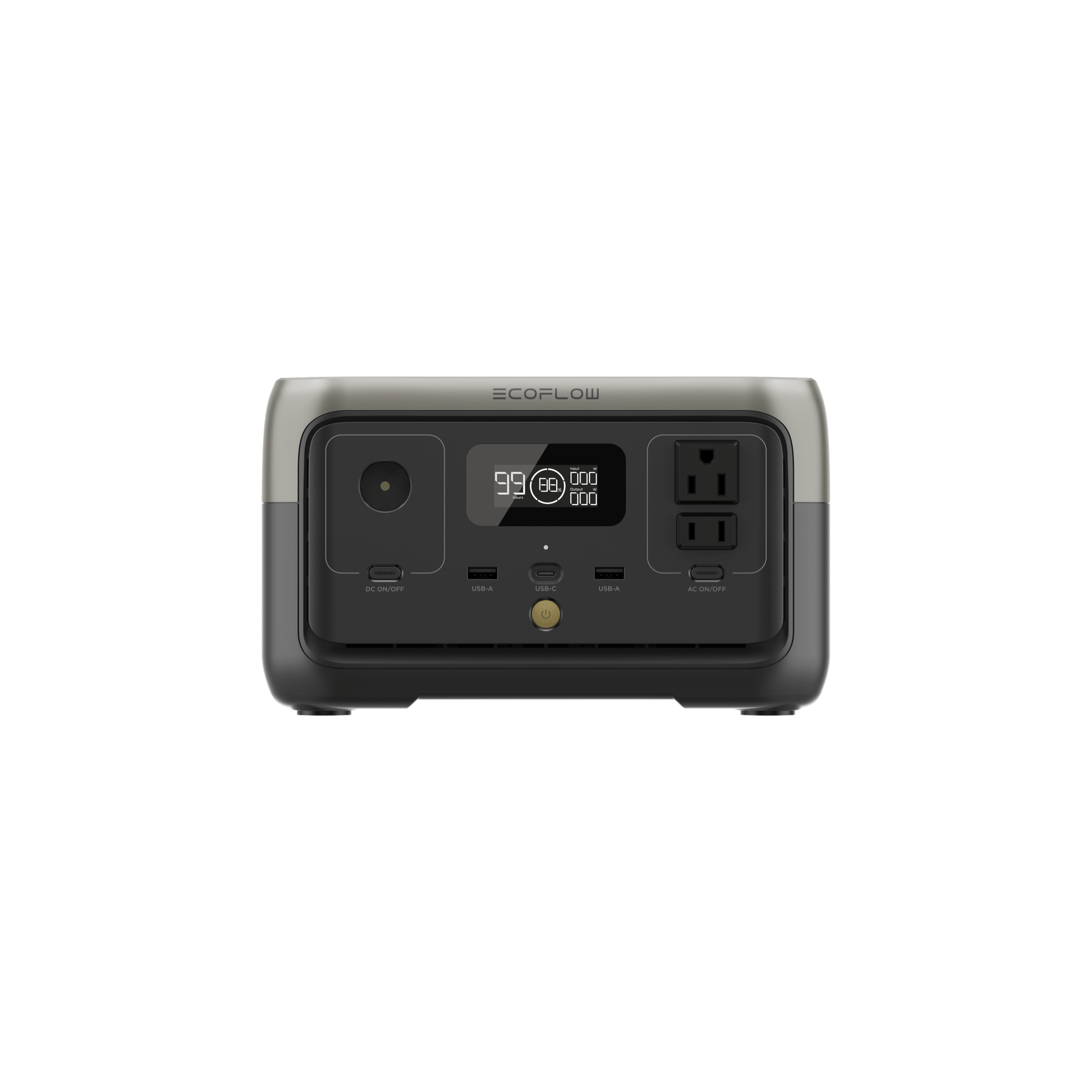 Ecoflow RIVER 2 PRO ZMR620BEU Centrale électrique portable - 768 wh -  jusqu'à 1600 w - durée de vie de 3000 cycles - noir/gris